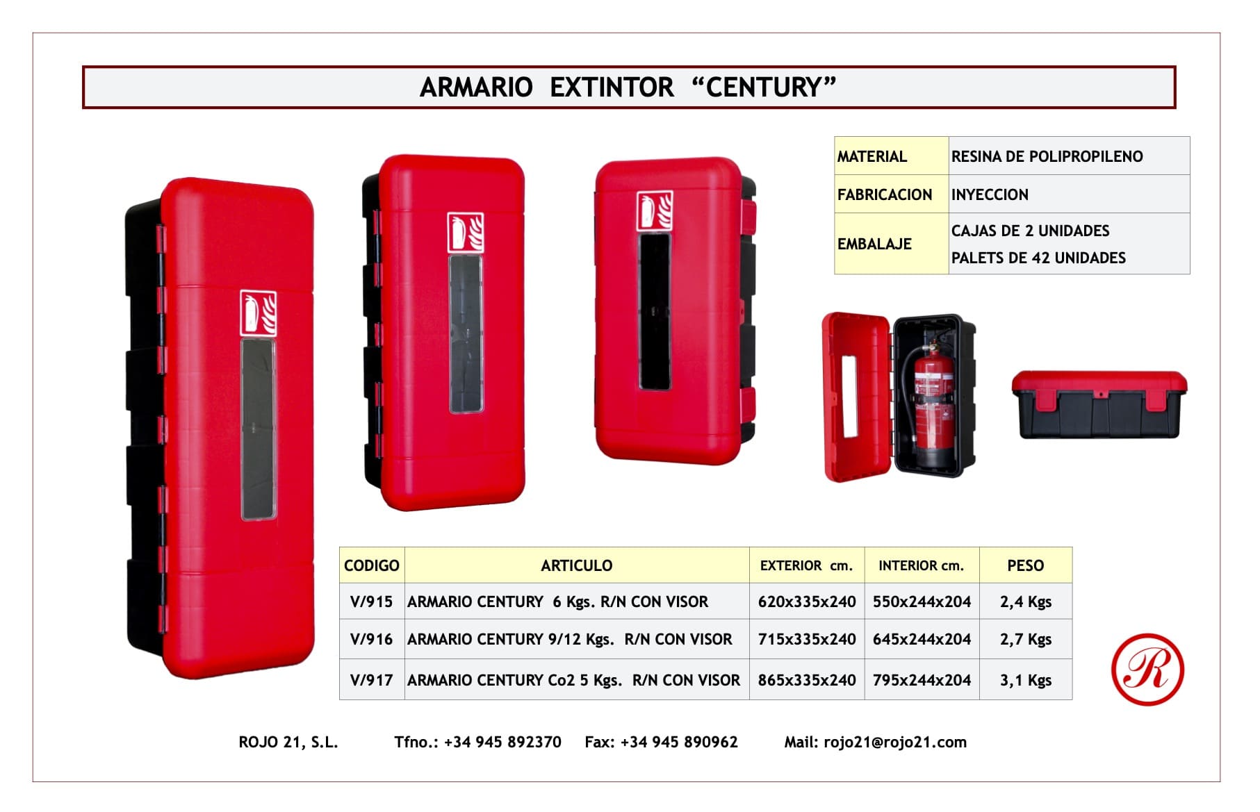 Ficha técnica de armario CENTURY copia 2